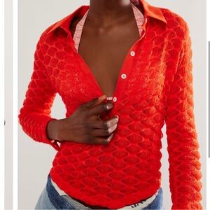 Free People Girl Next Door Polo